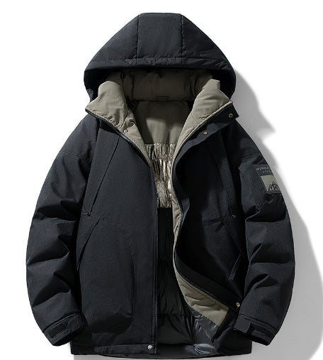 Mens Sporty Casual Cottonpadded CoatMens Workwear Jacket Mens Winter Cottonpadded Outerwear