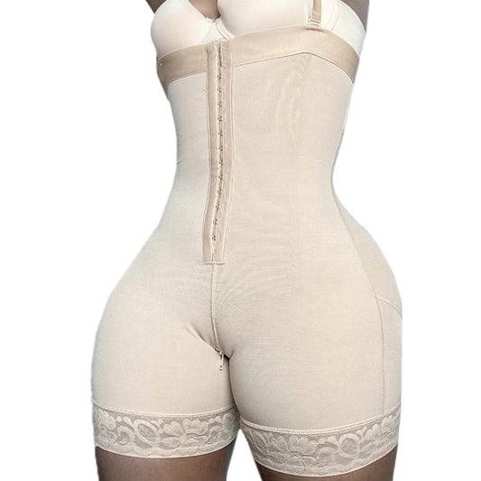 Shapewear One-piece Fajas Crotch Zipper Plus Size Butt-lift Underwear