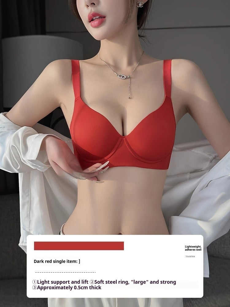 Womens Chest Reducing Push Up Shaping Bra In Plus Sizes With A Full Cup And A Seamless Design