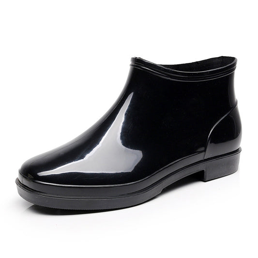 Men's Short Tube Plus Size Low-top Non-slip Rain Boots
