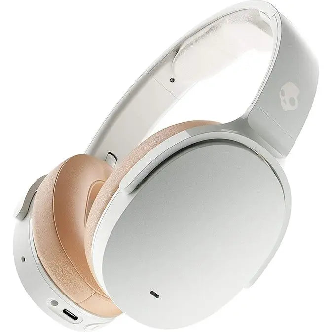 Skullcandy HESH ANC Wireless Over-Ear Headphones White with Digital Display and LED Battery Indicator Waterproof JL Chip