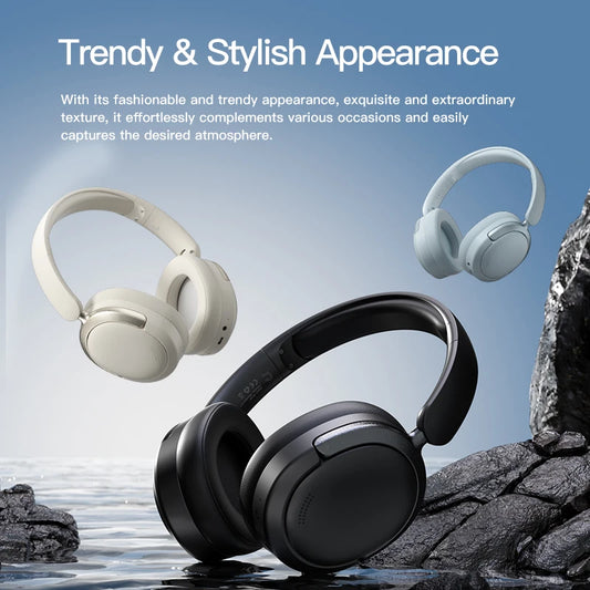 Over-Ear Wireless for Headphones LDAC Qualcomm Chipset 20 Hours Playtime Active Noise Cancelling LED Battery