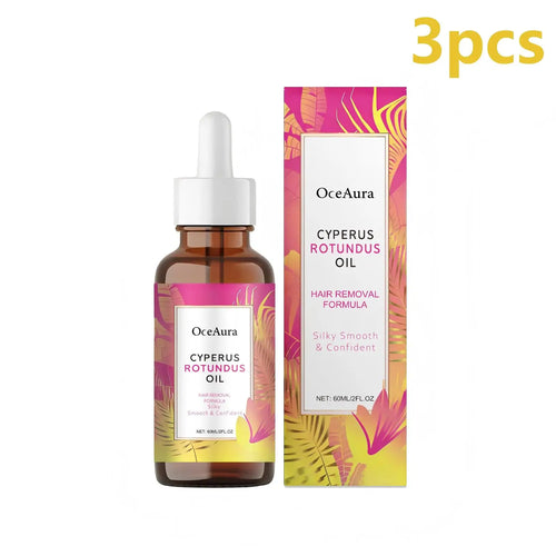 OceAura Cyperus Rotundus Oil for Hair Removal Soft Smooth Skin Care