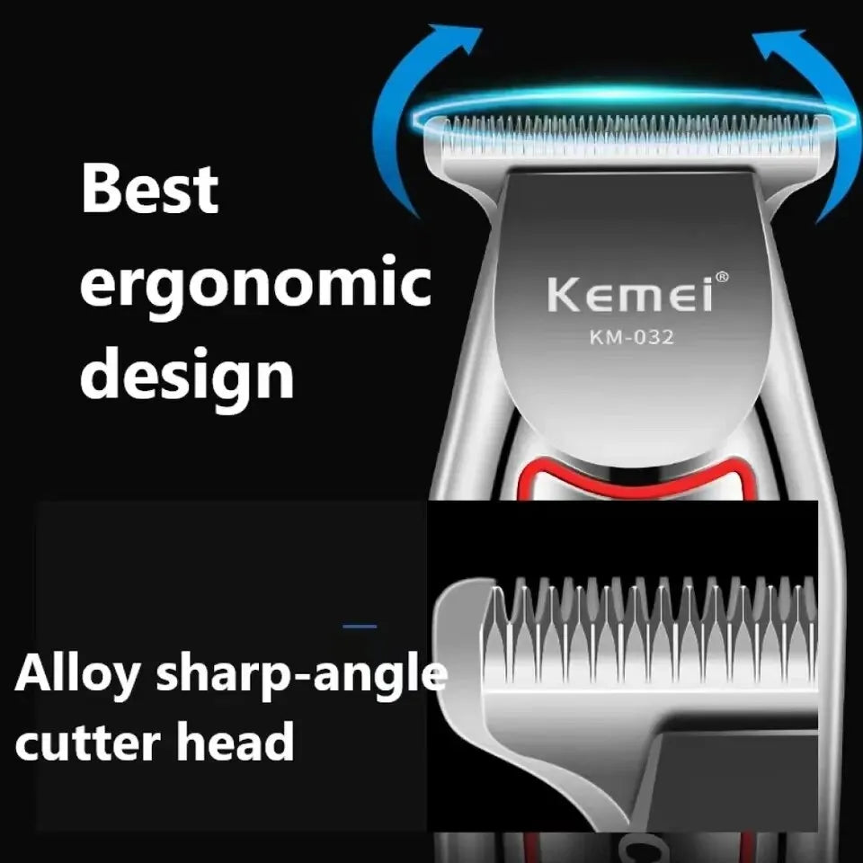 KEMEI Profession Hair Trimmer Electric Beard Trimmer For Men Hair Clipper Hair Cutter Machine Hair Cut Grooming Kit KM-032