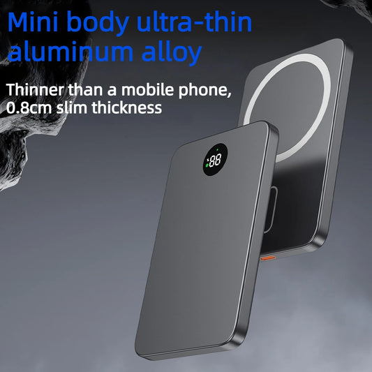 Magnetic PowerBank Fast Charging 5000mAh 10000mAh Power Bank Portable Wireless Charger Battery For iPhone 17 16 Pro Max