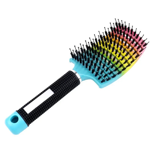 Hair Brush Detangling Hairbrush Bristle&Nylon Women's Wet Curly Hair