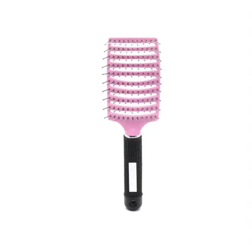 1Pc Detangling Scalp Massage Comb Hairbrushes Curved Nylon Bristle