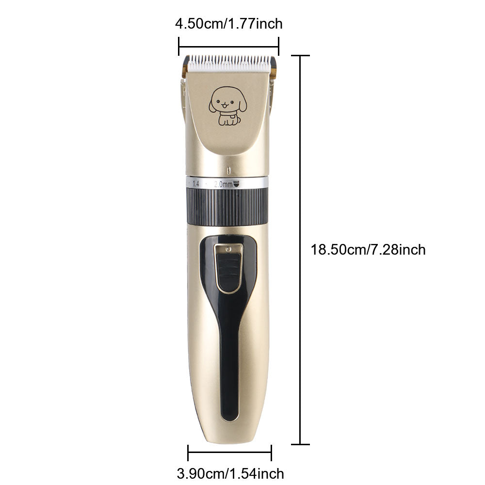 For Rabbit Dog Cat Puppy Grooming Clipper Cutter Haircut Trimmer Shaver Set Pet Hair Clipper Electric Scissors Pet Supplies