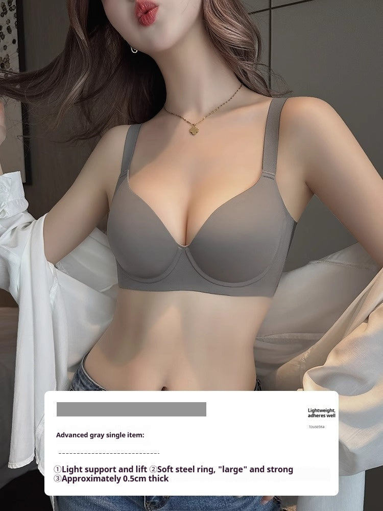 Womens Chest Reducing Push Up Shaping Bra In Plus Sizes With A Full Cup And A Seamless Design