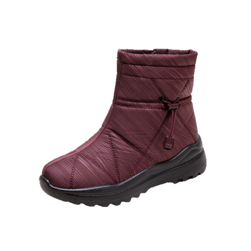 Women's Fleece-lined Waterproof Anti-slip Snow Boots