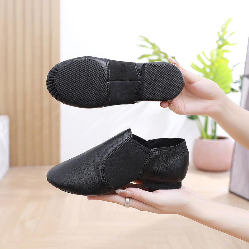 Genuine Leather Practice Shoes Soft-soled Jazz Dance Shoes