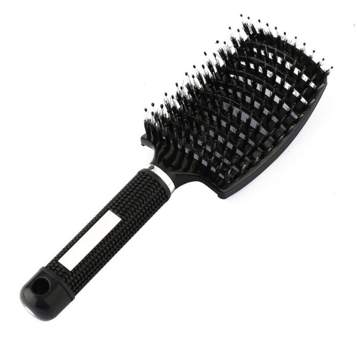 Women Detangler Hair Brush Bristle Nylon Scalp Massage  Teaser Hair Brush Comb