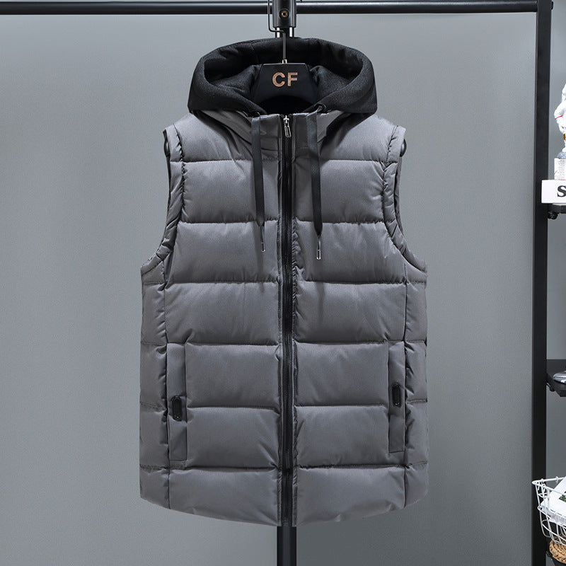 Mens AutumnWinter Down And Cotton Vest