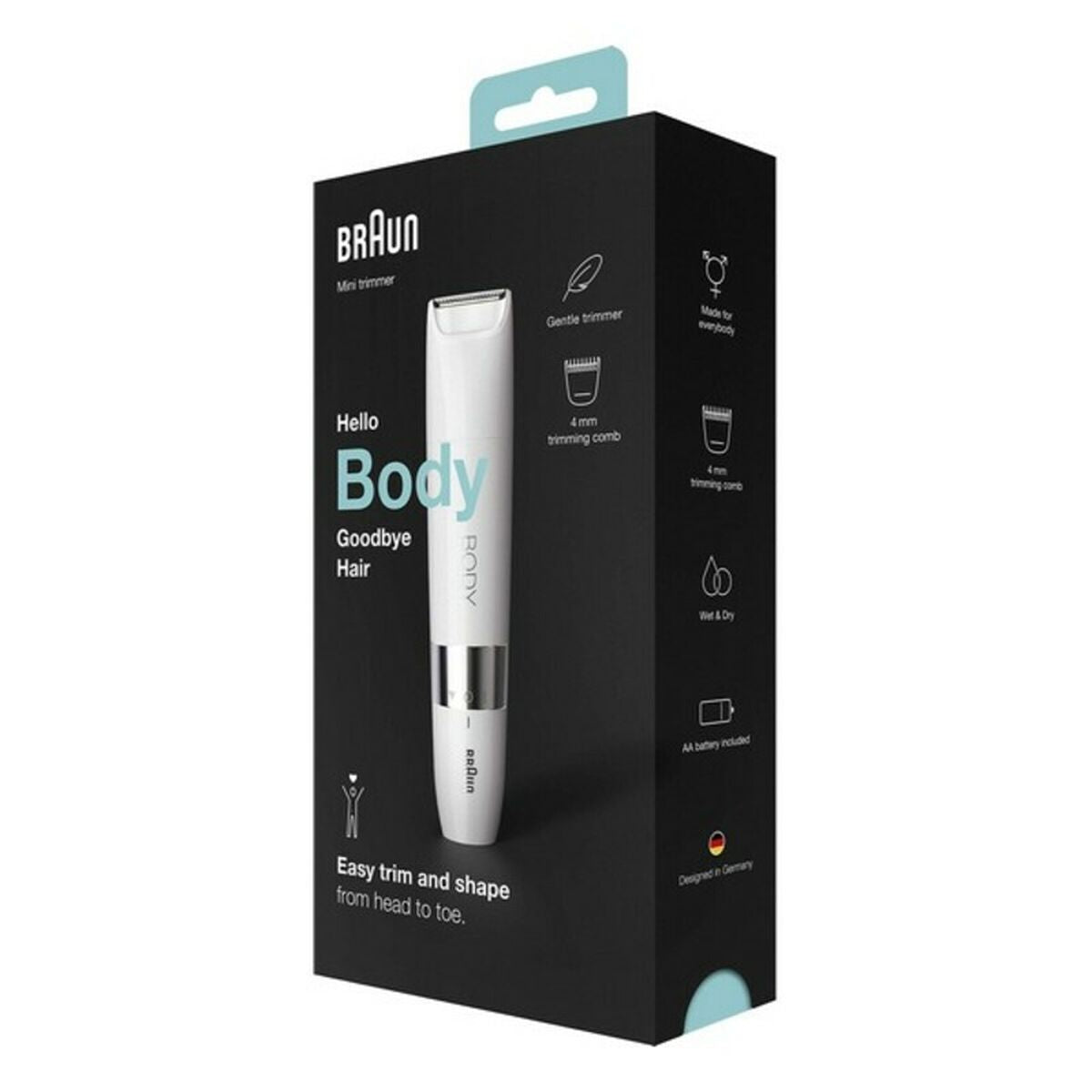 Electric Hair Remover Braun BS1000 White