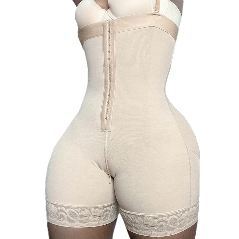 Shapewear One-piece Fajas Crotch Zipper Plus Size Butt-lift Underwear