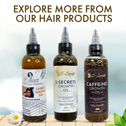 Caffeine Hair Growth Oil 2oz - Hair Growth Oil For Thinning, Balding