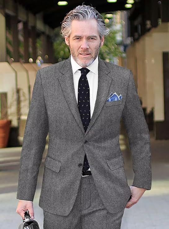 Men's Slim Fit Blazer In British Style