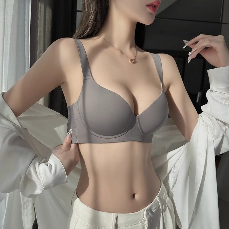 Womens Chest Reducing Push Up Shaping Bra In Plus Sizes With A Full Cup And A Seamless Design