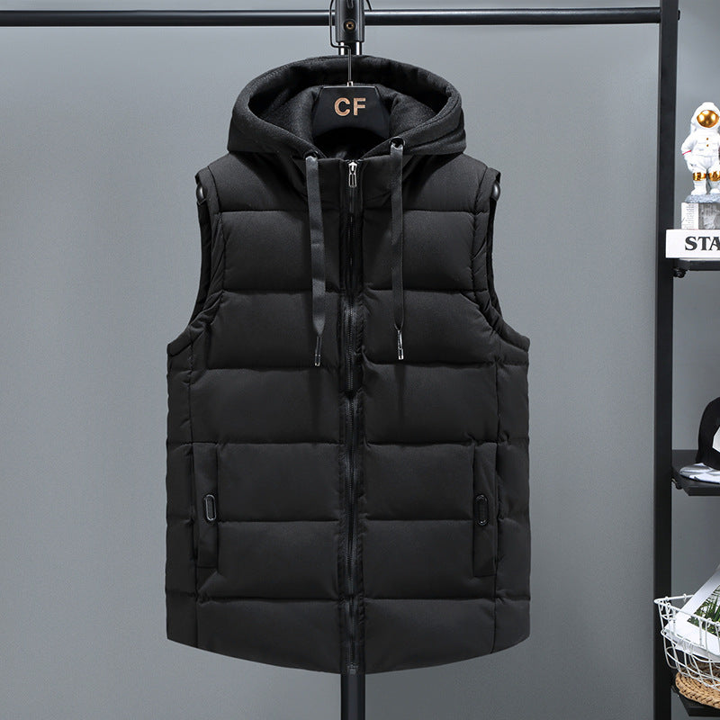 Mens AutumnWinter Down And Cotton Vest