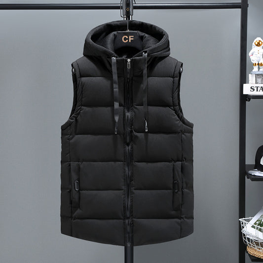 Mens AutumnWinter Down And Cotton Vest