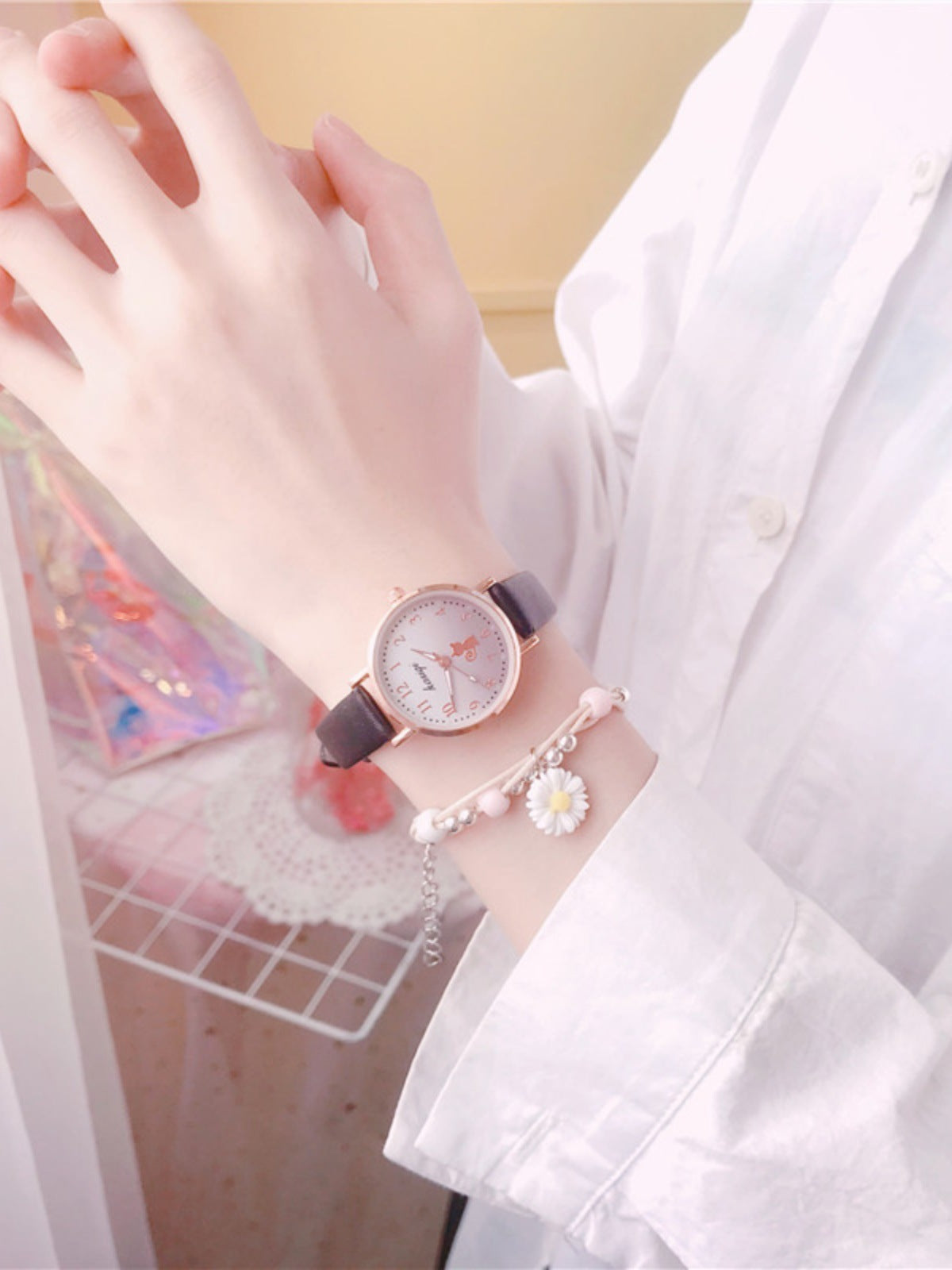 Korean-style Cute Girl Analog Children's Watch