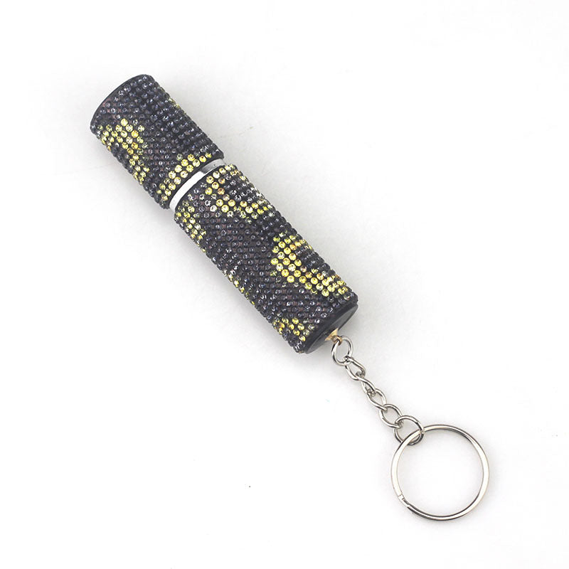 Diamond-filled Perfume Bottle Portable Press Spray