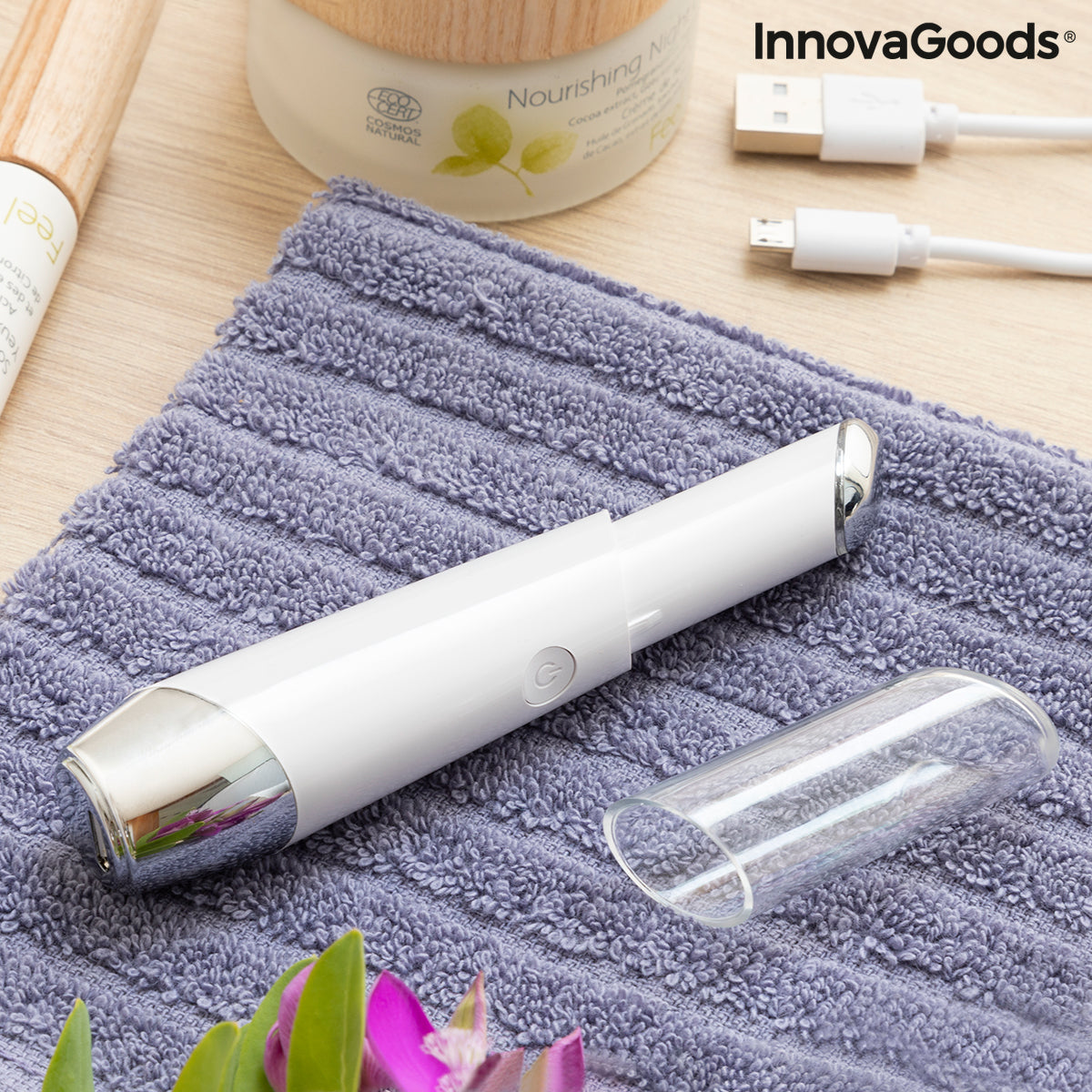 Anti-ageing Eye Massager with Phototherapy, Thermotherapy and