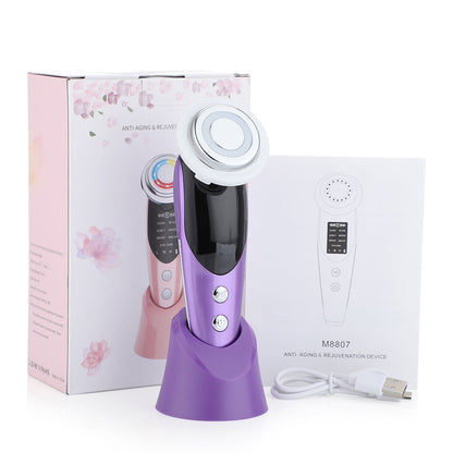 7-in-1 Facial Massager EMS Micro-current Color Light