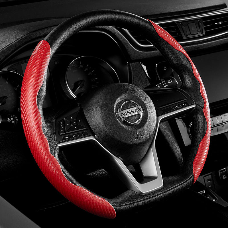 Suitable For Carbon Fiber Steering Wheel Cover