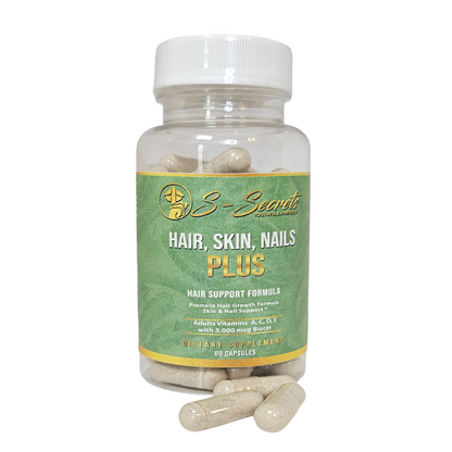 Biotin for Hair Skin Nails - Extra Strength 5000mcg Supplement with