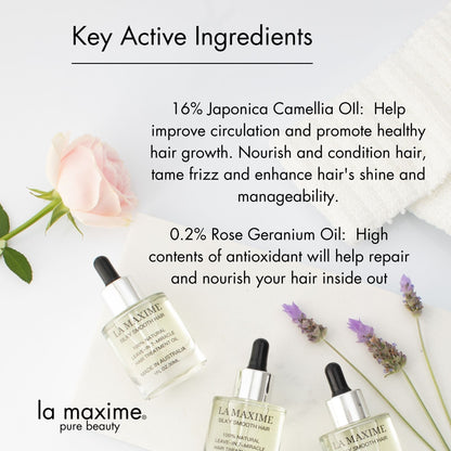 Hair Oil for Dry Frizzy Hair | Smooth & Shine Leave-In Treatment – LA