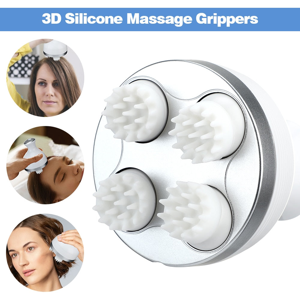 Electric Head Massage Device 3D Stereo Scalp Stress Relax Head Massage