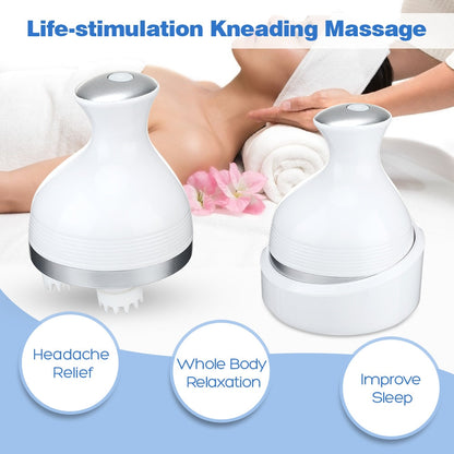 Electric Head Massage Device 3D Stereo Scalp Stress Relax Head Massage