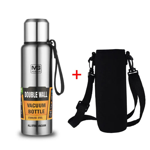 UPORS Large Capacity Stainless Steel Thermos Portable Bottle