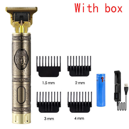 2023 T9 Hair Trimmer Barber Hair Clipper Cordless Hair Cutting Machine Beard Trimmer Shaving Machine Electric Razor Men Shaver