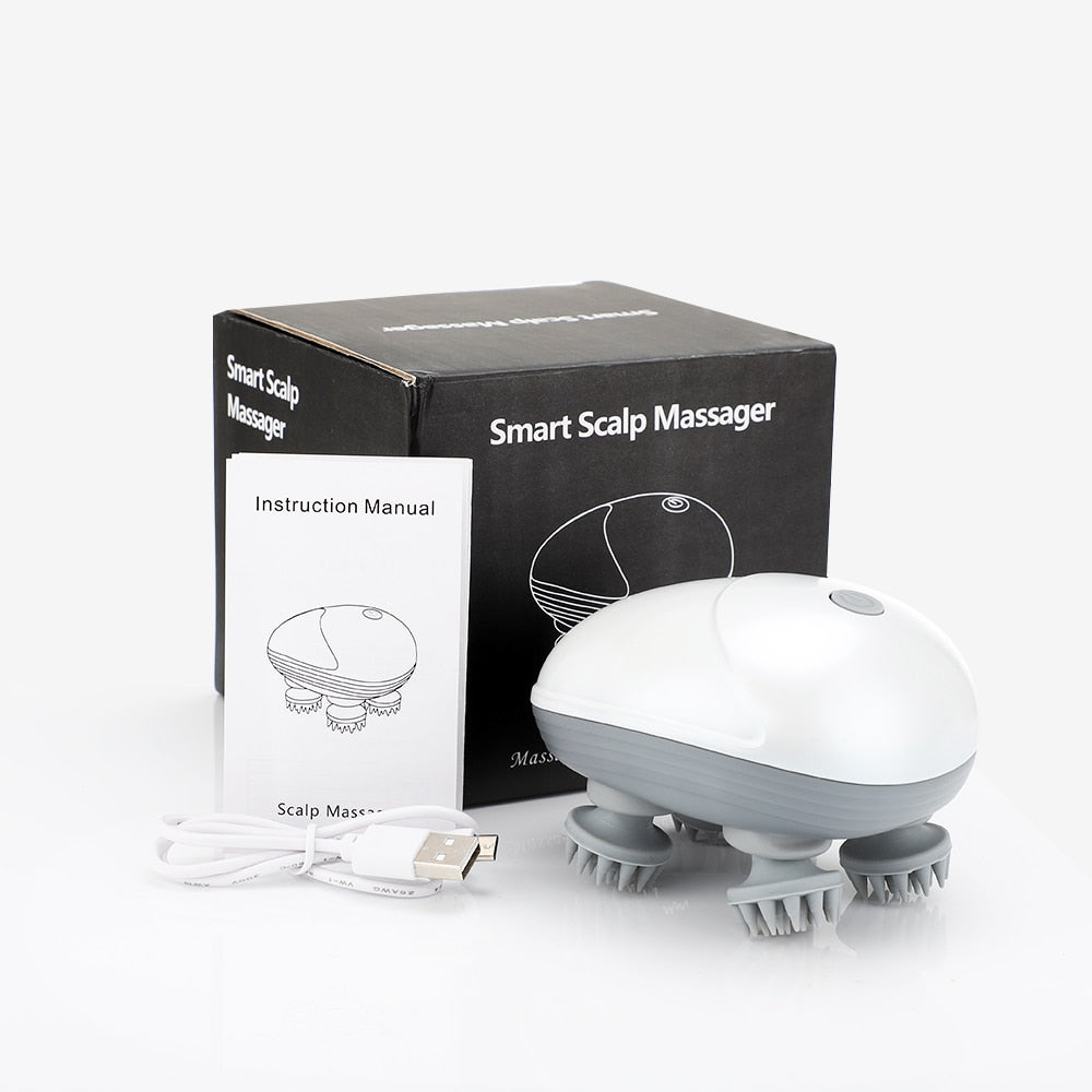 Electric Scalp Head Massager Relax Antistress Body Massage