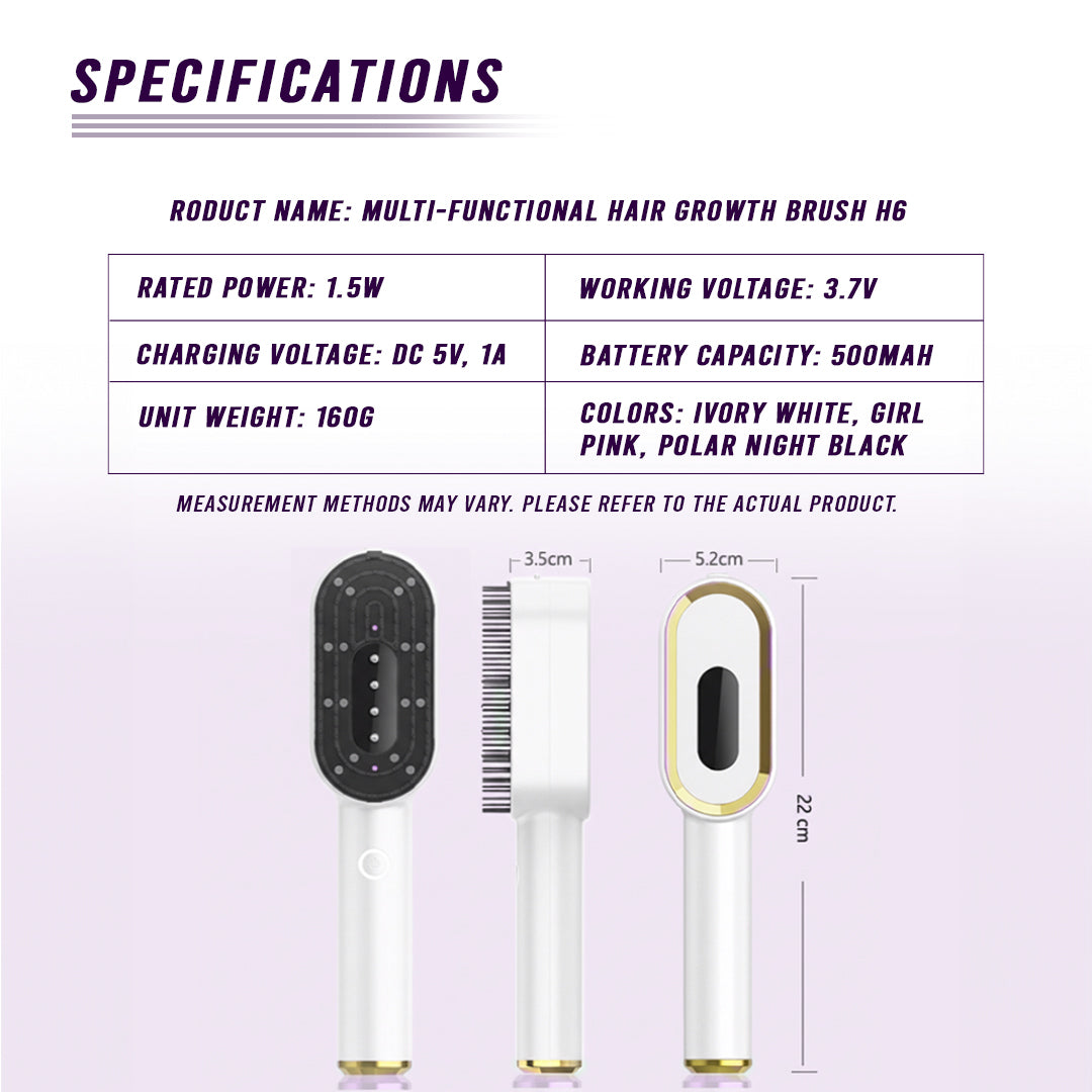 Multi-Functional 3-in-1 Scalp Massager and Oil Applicator Brush