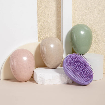 WANMEI New Design Biodegradable Materials Wheat Straw Hair Comb Wet or