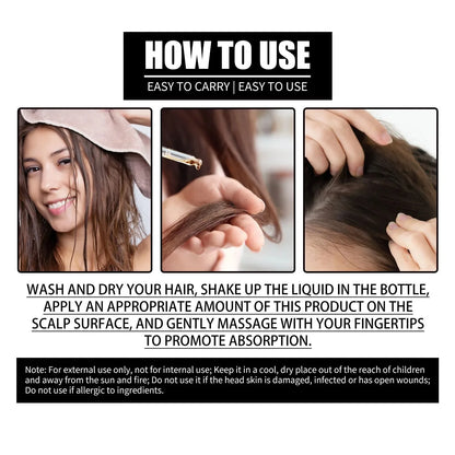 OUHOE Collagen B7 Vitamin Hair Essential Oil Moisturizes and Softens