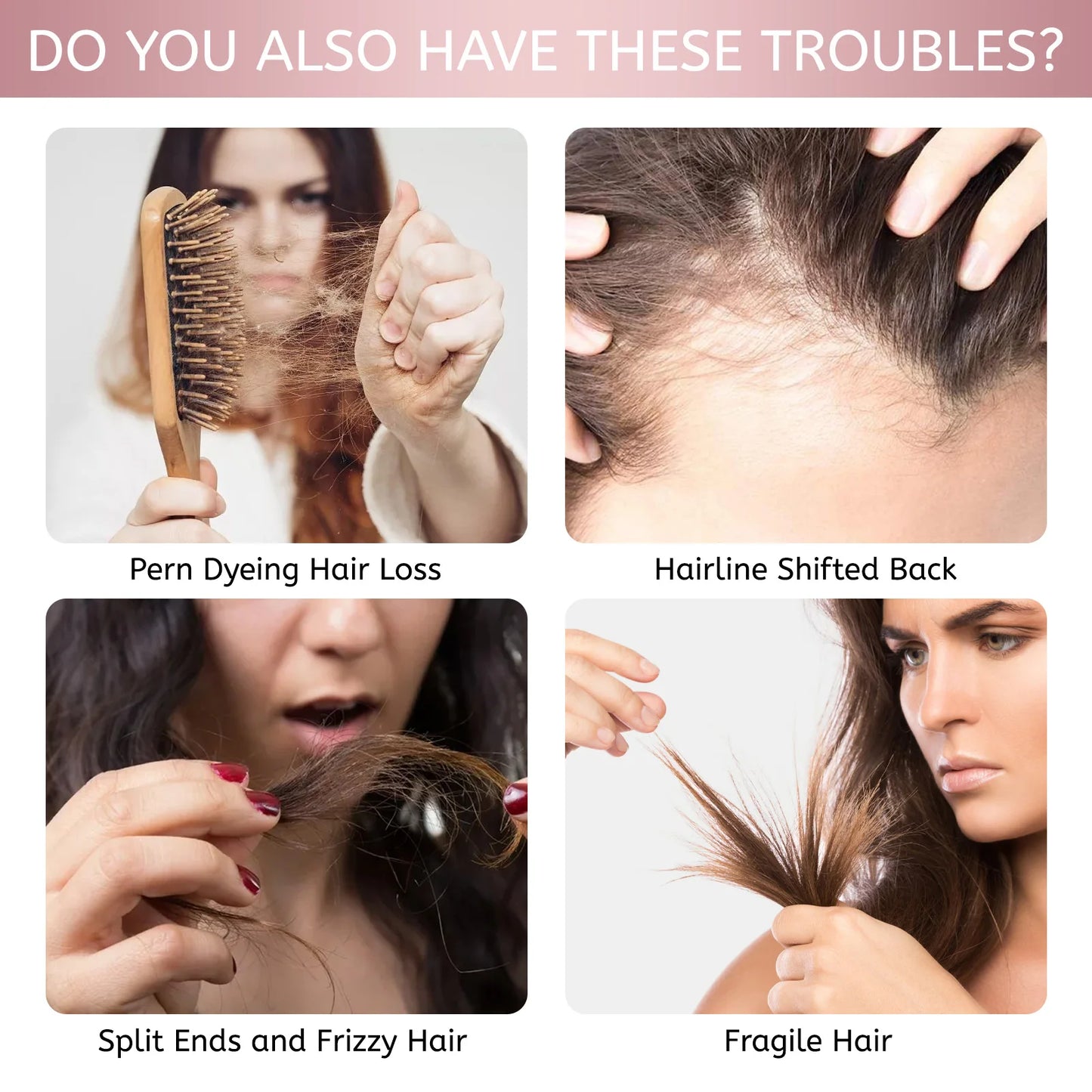 Hair Spray Rice Water Strong Hair Follicle Root Thick Loss Prevention