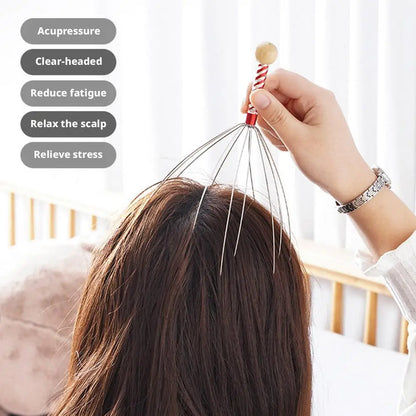 Octopus Head Massager Scratching Scalp Relaxation Relief Body Massager