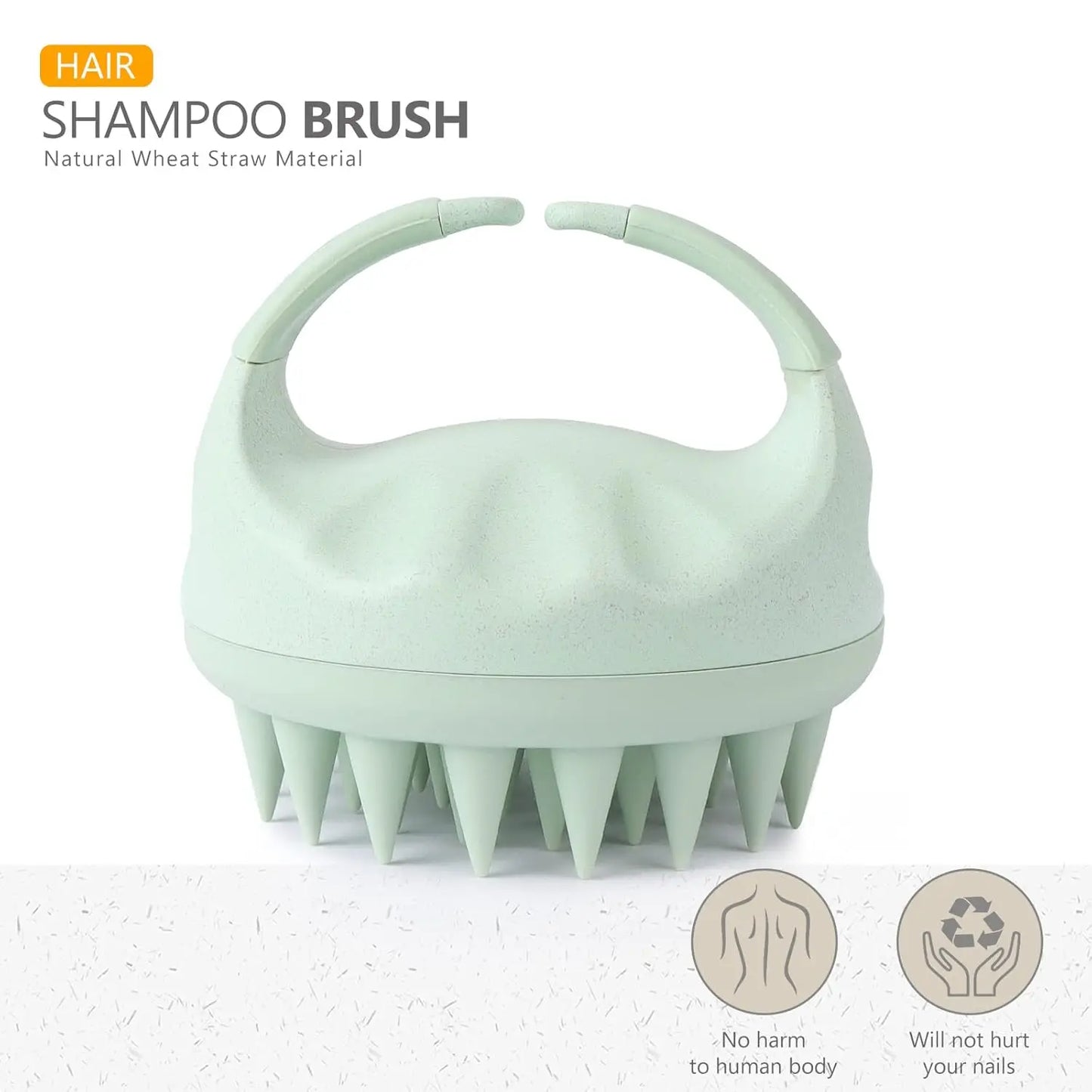 CALIYI 1/2 pcs Scalp Massage Shampoo Showering Brush Comb Scalp