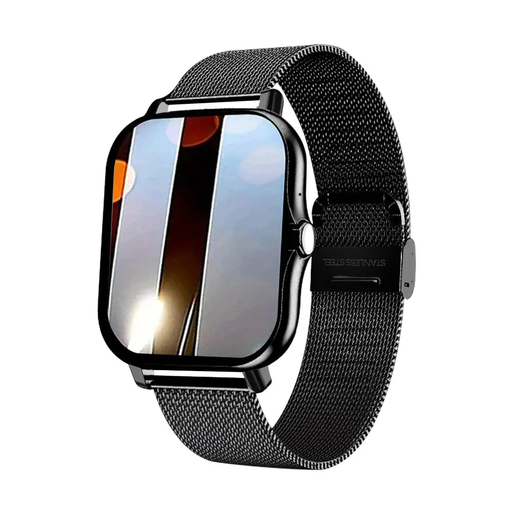 Smart watch for android phone.1.44 inch color screen full touch bluetooth call smart watch magnetic charging
