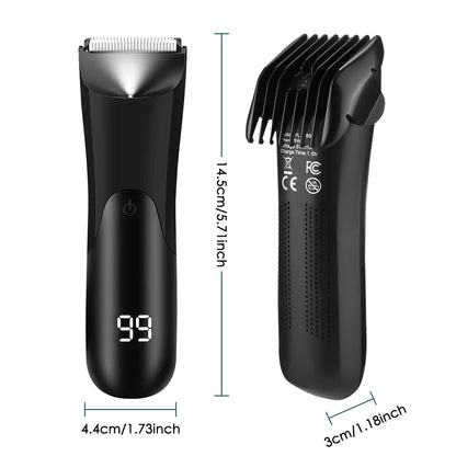 Men's Body Hair trimmer Intimate Areas Groin Chest Balls Bikini And Pubic Hair Removal Sensitive Area Trimmer Men's Beauty Care