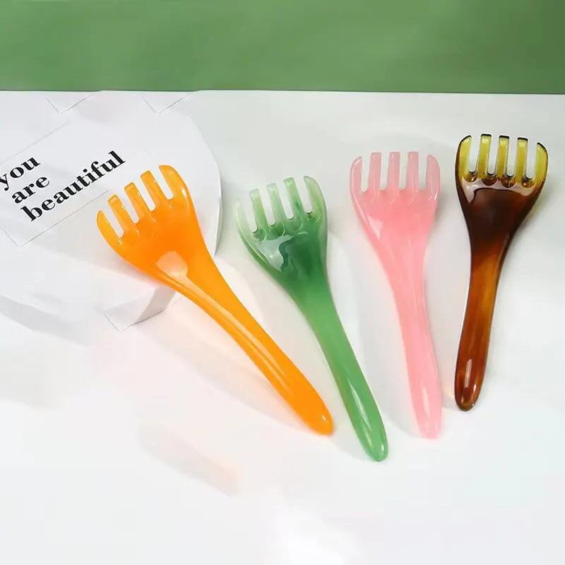 4 PCS Portable Scalp Back Massager Head Scratcher for Deep Relaxation