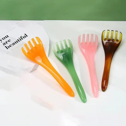 4 PCS Portable Scalp Back Massager Head Scratcher for Deep Relaxation