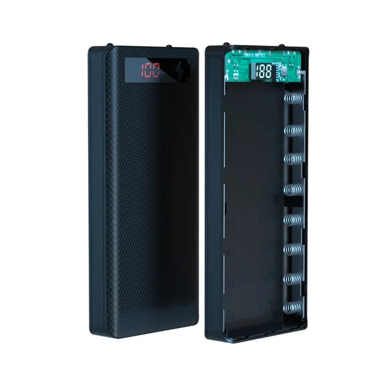 Dual USB Micro USB Type C Power Bank Shell 5V DIY Shell 18650 Holder Cases Detachable Battery Charge Storage Box Without Battery