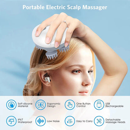 Deep Scalp Massager Head Cleaning Massager Also Suitable for Pets
