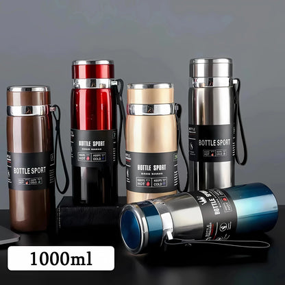 1L Thermal Water Bottle Vacuum Flasks Stainless Steel Thermos Bottle