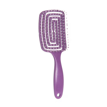 2-in-1 Professional Scalp Massage Comb Hair Styling Brush Square